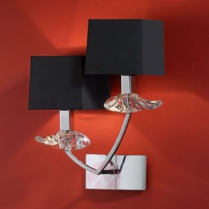 Ekskluzywna lampa ścienna AKIRA, 2-punktowa