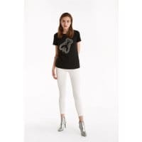 T-shirt z aplikacją „Fly”