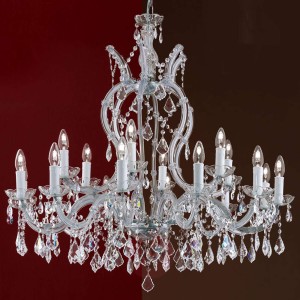 Żyrandol kryształowy Maria Teresa, 18-punktowy