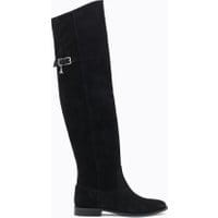 Wysokie zamszowe kozaki