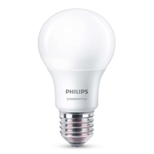 Żarówka LED Scene Switch E27 8 W 827, matowa