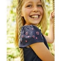 Girls Flutter Top 1-12 Years - BLUE