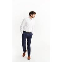 Mens Laundered Chinos - FRENCH NAVY