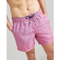 Mens Heston Swim Shorts - PINK FLORAL