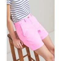 Womens Cruise Mid Thigh Length Chino Shorts - LIGHT PINK