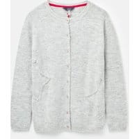 Girls Brookley Sparkle Cardigan 1-12 Years - SILVER
