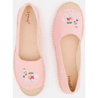 Womens Shelbury Women's Embroidered Espadrilles - PINK