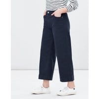 Womens Connie Wide Leg Cropped Jeans - FRENCH NAVY