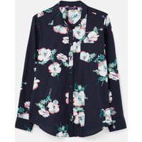 211382 Printed Woven Shirt - NAVY POPPY