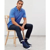 Mens Jersey Polo Shirt - MID BLUE