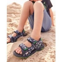 Boys Rockwell Sandals With Adjustable Straps - NAVY BULLHEAD SHARKS