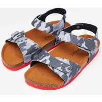 Boys Kitt Canvas Sandal - BLUE CAMO
