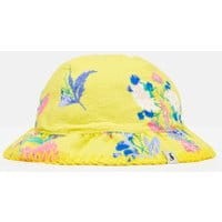 Baby Girls Sunseeker Reversible Hat - YELLOW FLORAL
