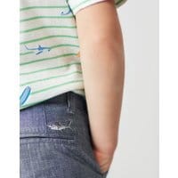 Boys Laundered Chino Short 1 - 12 Years - MID CHAM