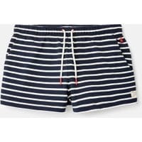 Womens Elle Jersey Stripe Shorts - NAVY CREAM STRIPE