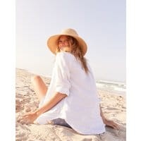 Womens Violet Shimmer Straw - NATURAL