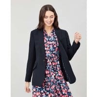 Womens Polly Fluid Jacket - NAVY