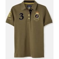 Womens Claredon Capped Sleeeve Polo Shirt - Grape Leaf