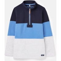 Boys Dale Printed Half Zip Sweatshirt 1-12 Years - BLUE MULTI