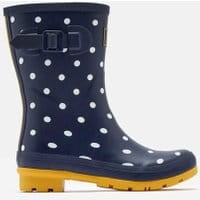 Womens Molly Printed Mid Height Rain Boots - FRENCH NAVY SPOT