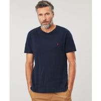 Mens Denton Solid Crew Neck Tee - FRENCH NAVY