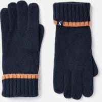 Womens Snowday Knitted Gloves - FRENCH NAVY