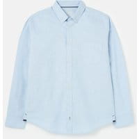 Mens The Laundered Oxford Classic Fit Long Sleeve Shirt - SOFTBLU