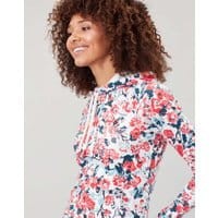 Womens Marlston Hooded Sweatshirt - CREAM FLORAL