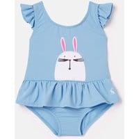 Frillwell Swimming Costume 0-24 Months - BLUE BUNNY