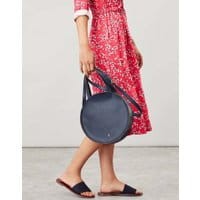 Womens Clara Pu Round Cross Body Purse - FRENCH NAVY