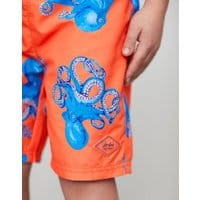 Boys Ocean Swim Shorts 1-12 Years - ORANGE OCTOPUS