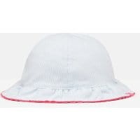Baby Girls Sunseeker Reversible Hat - BLUE STRIPE