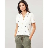Womens Badminton Women's Polo Shirt - CREAM