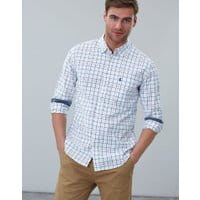 Mens Welford Classic Fit Shirt - CHALK MULTI CHECK