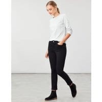 Womens Minnie High Rise Slim Leg Jeans - TRUE BLACK