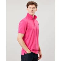 Mens Woody Classic Fit Polo Shirt - BRIGHT PINK