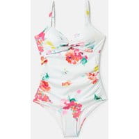 Womens 208775 One Piece Swimsuit - AQUA ROSE STRIPE