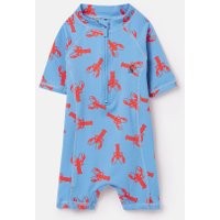 210840 Printed Swim Suit - BLUE LOBSTER