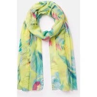 209914 Printed Scarf - YELLOW PALM FLORAL
