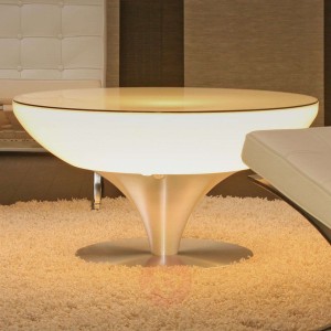 Sterowany stolik Lounge LED Pro Accu 45 cm