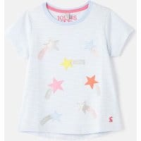 211238 Shine Graphic T-Shirt - BLUE STRIPE
