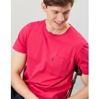 Mens Denton Plain Tee - MAGENTA