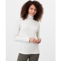 Clarissa Roll Neck Jersey Top - OATMEAL MARL