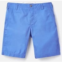 210455 Linen Mix Oxford Chino Short - MID BLUE