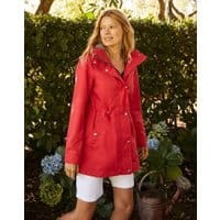 Womens Shoreside Waterproof Coat - RED
