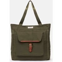 Womens Wells Convertable Backpack - KHAKI GREEN