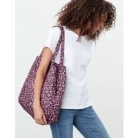 Womens Hillwood Quilted Tote Purse - PINK LEOPARD