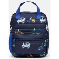 Boys Venture Padded Backpack - NAVY TRACTORS