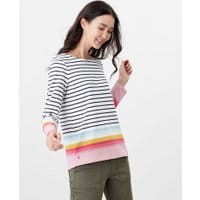 Harbour Long Sleeve Jersey Top - MULTI STRIPE