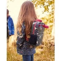 Adventure Rubberised Backpack - NAVY UNICORN